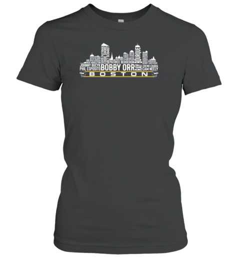 Boston Bruins Players Names City T-Shirt