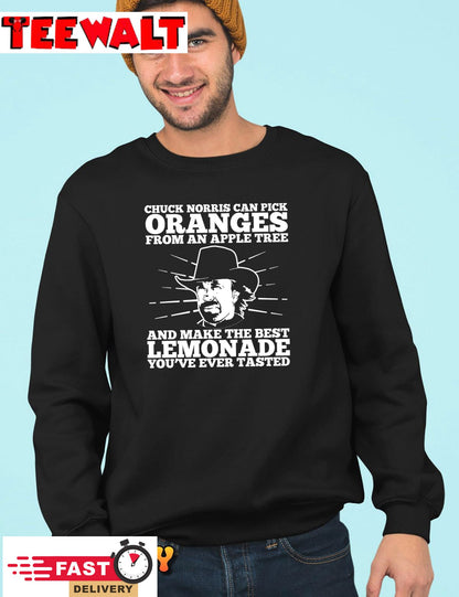 Cloud City 7 Chuck Norris Can Pick Oranges from an Apple Tree Kid's Hoodie