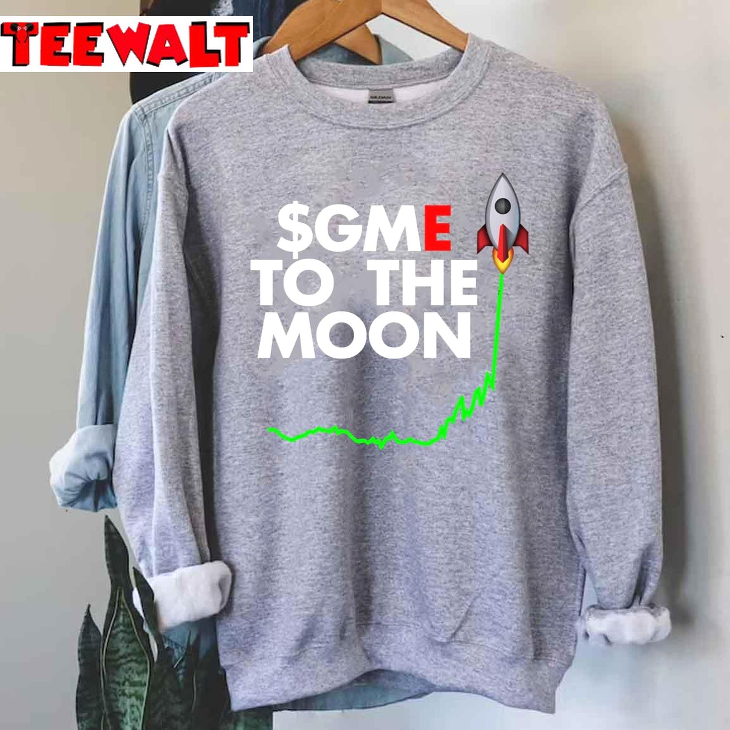 Gamestop Stock $gme To The Moon Unisex T-Shirt