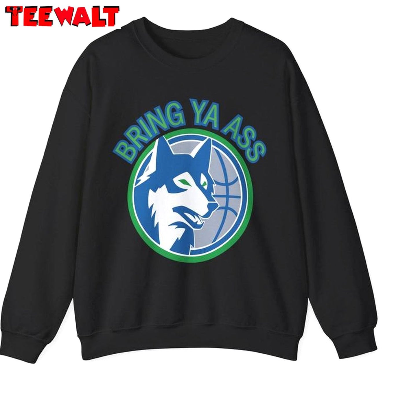 Limited Bring Ya Ass Shirt, Cool Design Minnesota Timberwolves Unisex T