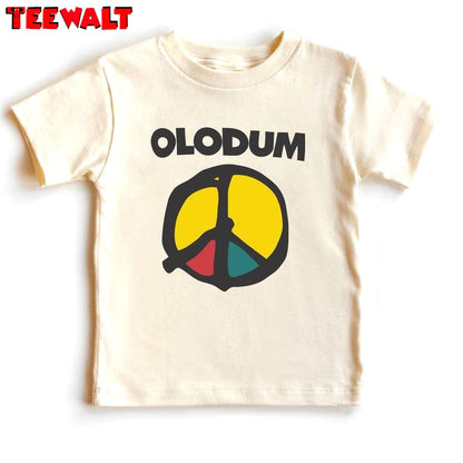 Awesome Peace Logo Symbol Sweatshirt , New Rare Olodum Shirt Long Sleeve