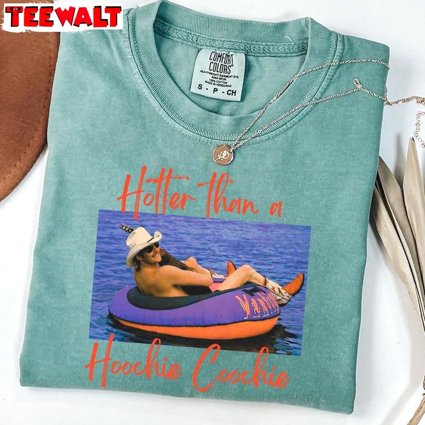 Trendy Summer Short Sleeve , Comfort Hotter Than A Hoochie Coochie Shirt Long Sleeve