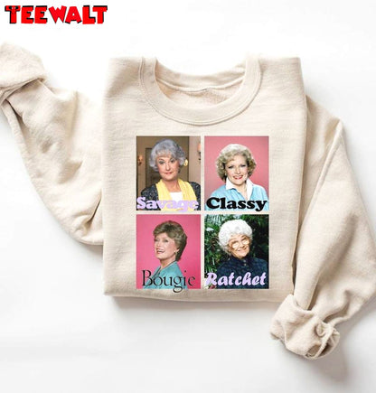 Golden Girls Thug Life Shirt, Blanche Dorothy Unisex Hoodie Short Sleeve