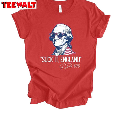 Independence Day Unisex Hoodie, Vintage Suck It England Shirt Sweater