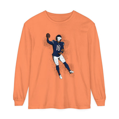 Chicago Bears Caleb Williams Action Shot Football Fan Shirt