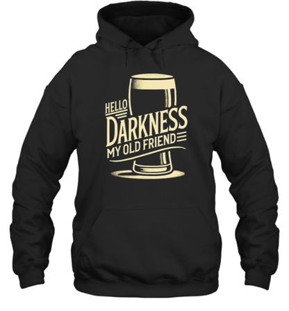 Hello Darkness My Old Friend Beer Silent Pancake T-Shirt