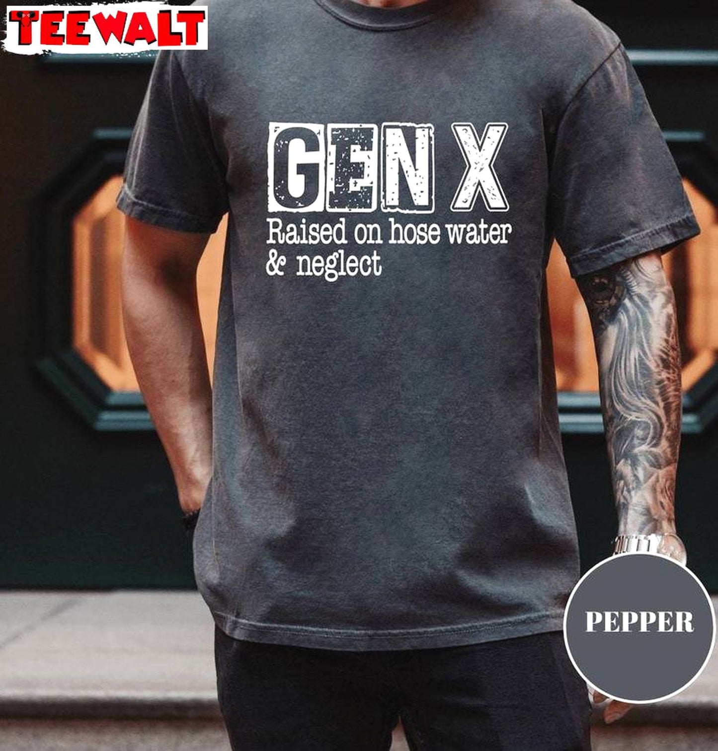 Gen X Raised On Hose Water And Neglect Unique T Shirt, Limited Gen X Shirt Sweater