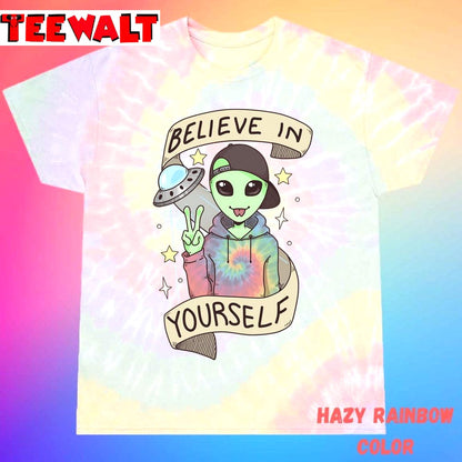 I Want To Believe Unisex Tie Dye Tee