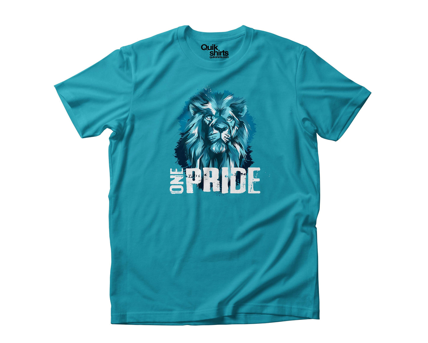 One Pride Blue Lion Custom T-Shirts - Adult, Youth & Bigtall