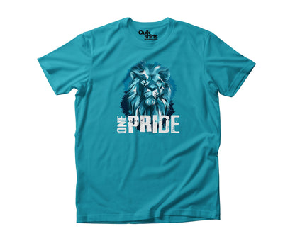 One Pride Blue Lion Custom T-Shirts - Adult, Youth & Bigtall