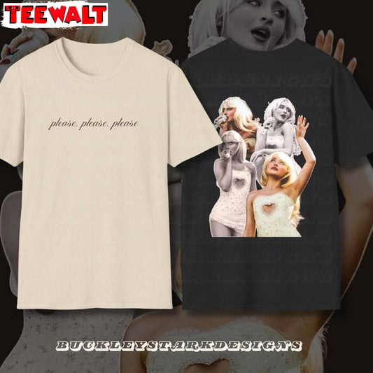 Limited Please Please Please Sabrina Carpenter Shirt, Short Sleeve Long Sleeve Gift For Fan