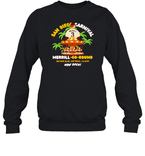 San Diego Carnival Merrill Go Round 100 Park Blvd San Diego T-Shirt