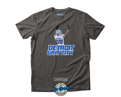 Detroit Grit City Football T-Shirts - Adult & BigTall Sizes