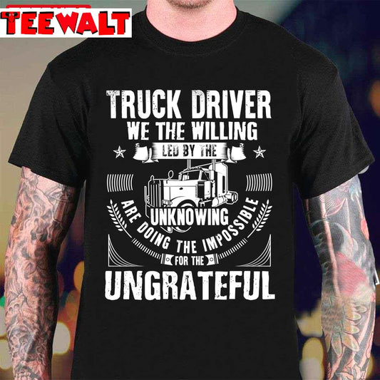 Fun Truck Driver Truck Driver Shirt Trucker Gift Truck Driver Wife Diesel Shirt Truck Driv Unisex T-Shirt