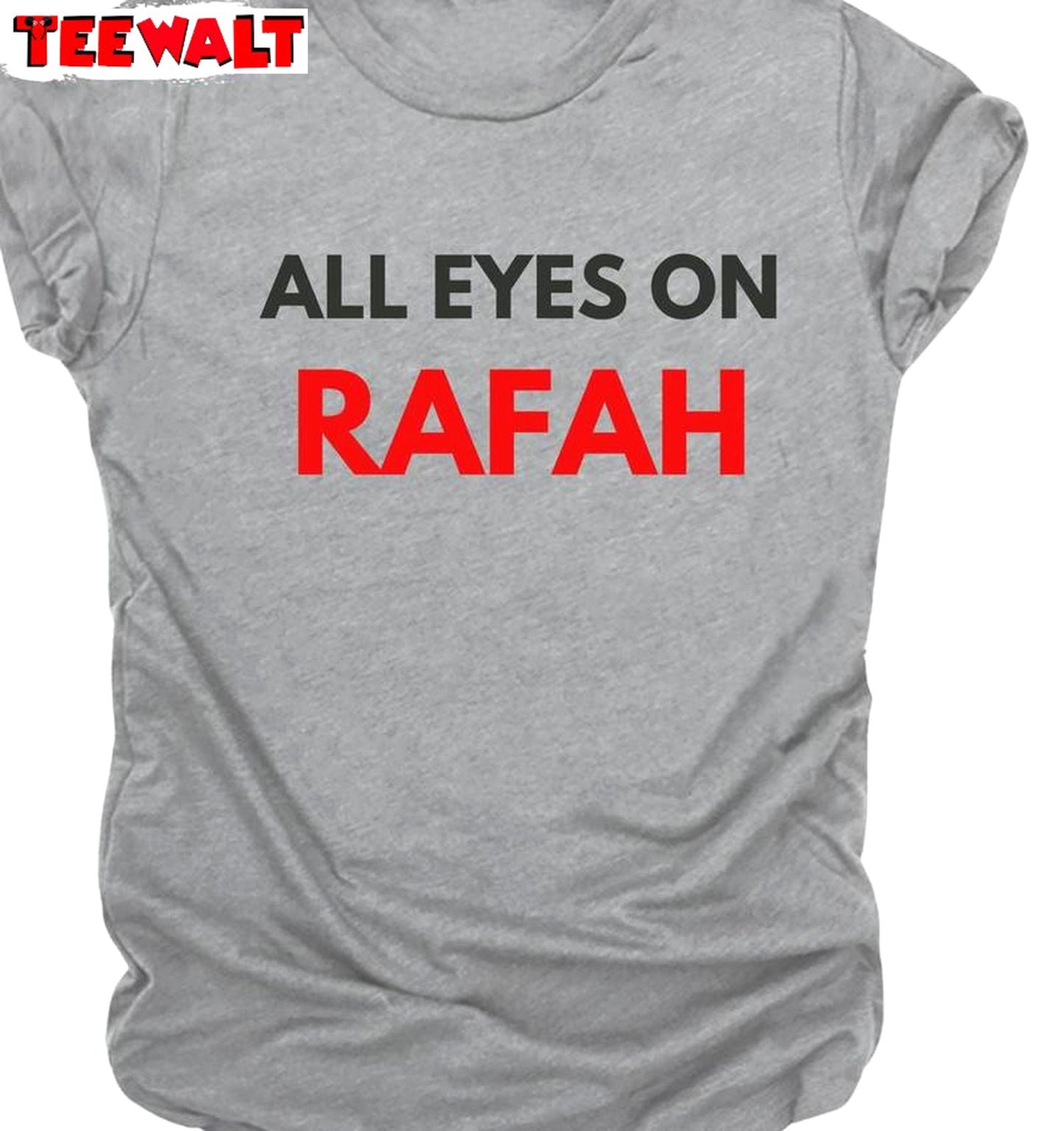 Human Rights Sweatshirt , All Eyes On Rafah Inspirational Shirt Long Sleeve