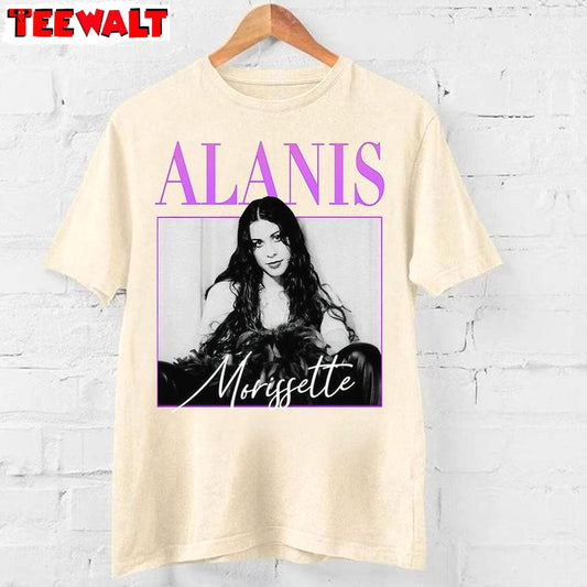 90s Vintage Alanis Morissette Shirt, The Triple Moon Concert Unisex Hoodie Short Sleeve