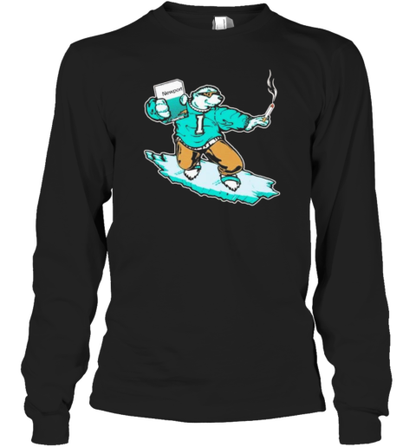 Icee Bear Smoking T-Shirt - Style 2