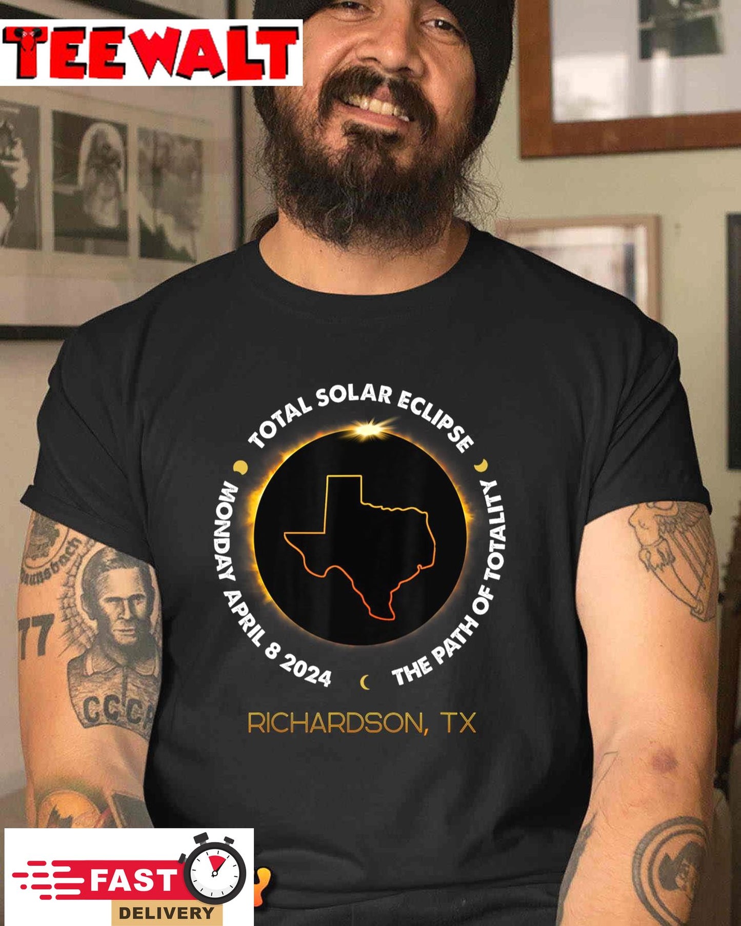 RICHARDSON, Texas Total Solar Eclipse 2024 T-Shirt