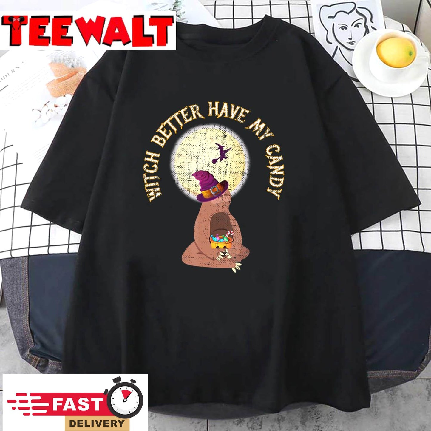 Witch Better Have My Candy T Shirt - Funny Sloth Halloween