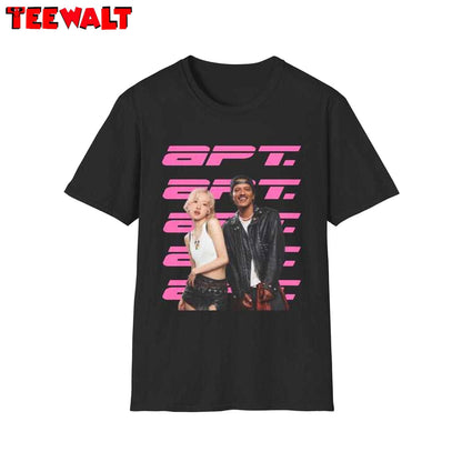 Rose T Shirt, Bruno Mars Apt Merch, For Family,