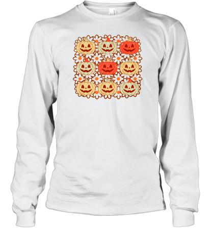 Daisy Pumpkin Teacher T-Shirt