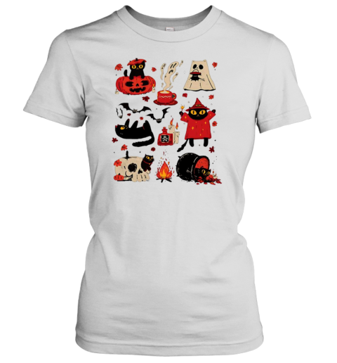 Cats And Tricks Halloween T-Shirt