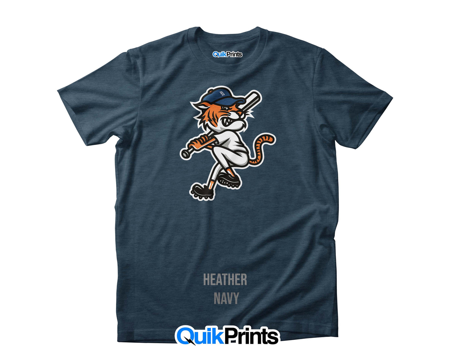 Tiger Batter Detroit Baseball T-Shirts