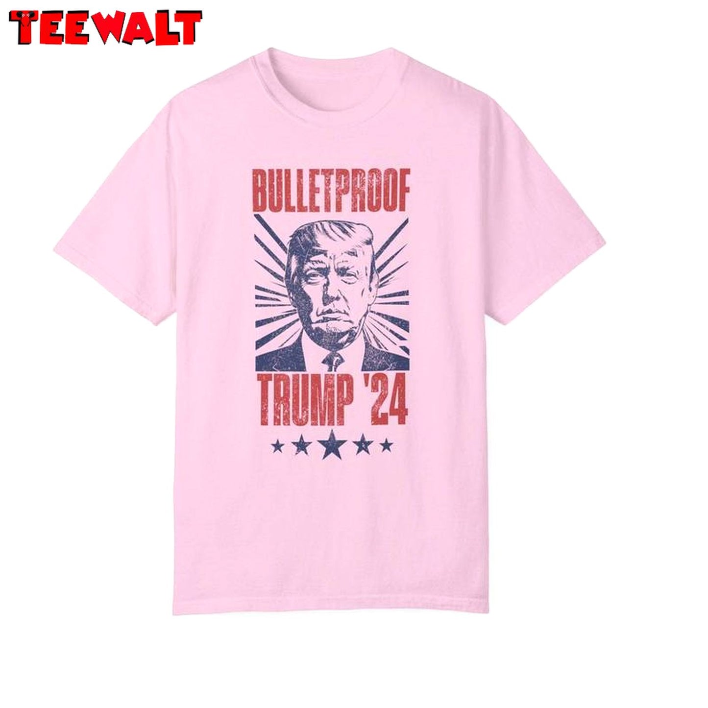 Comfort Election 2024 Short Sleeve , New Rare Trump Bulletproof Shirt Sweater