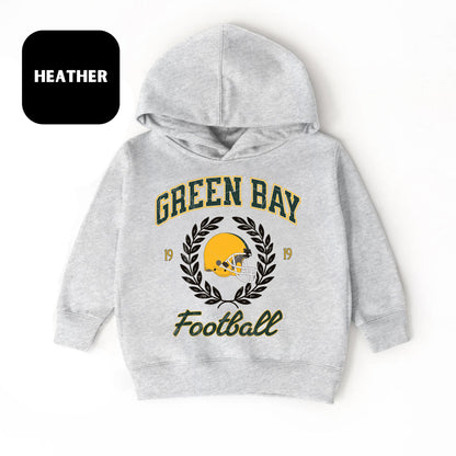 Green Bay Football Toddler Sweatshirt, Retro Game Day Football Apparel