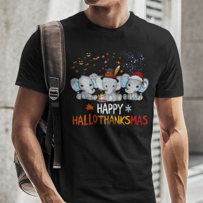 Happy Hallothanksmas Elephant Shirt