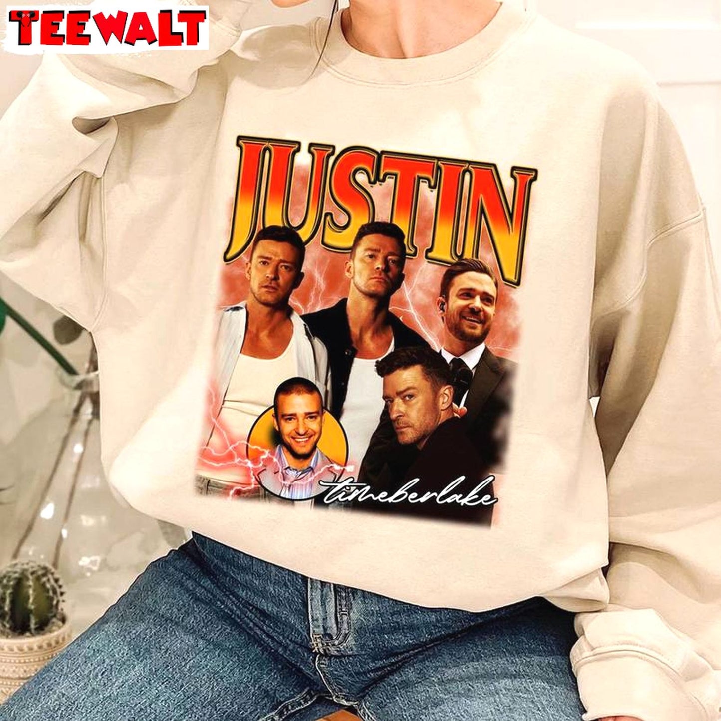 Limited Justin Timberlake Shirt, Unique Crewneck Long Sleeve Gift For Fan