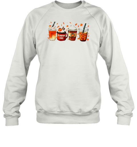 Fall Coffee Pumpkin Happy Halloween T-Shirt