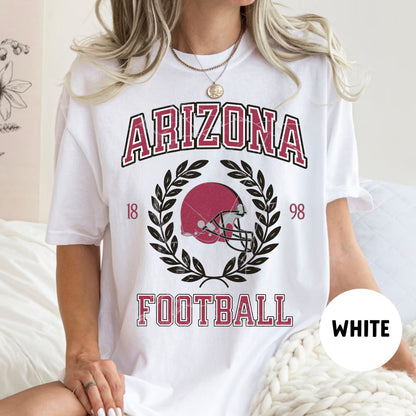 Arizona Football Shirt - Vintage Retro Cardinal Gift Tee For Football Fans