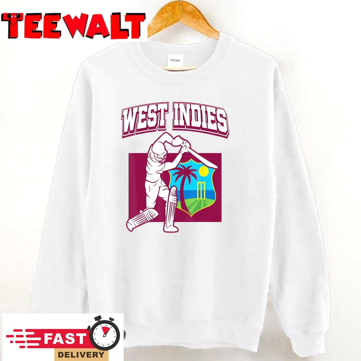 West Indies Cricket 2024 Jersey  Cool Cricket Windies Men T-Shirt