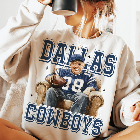 Dallas Cowboys Football Trump Christmas T-Shirt For Fans