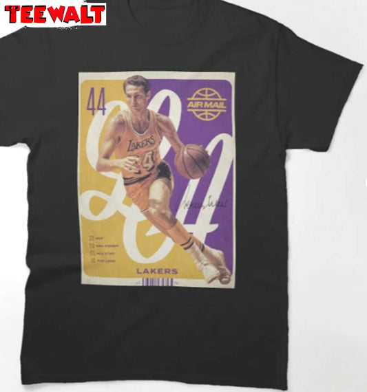 Fantastic Long Live The Logo Long Sleeve , Groovy Jerry West Shirt Short Sleeve