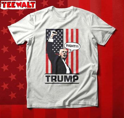 Creative Trump Fight Shirt, Modern Trump Unisex Hoodie Crewneck