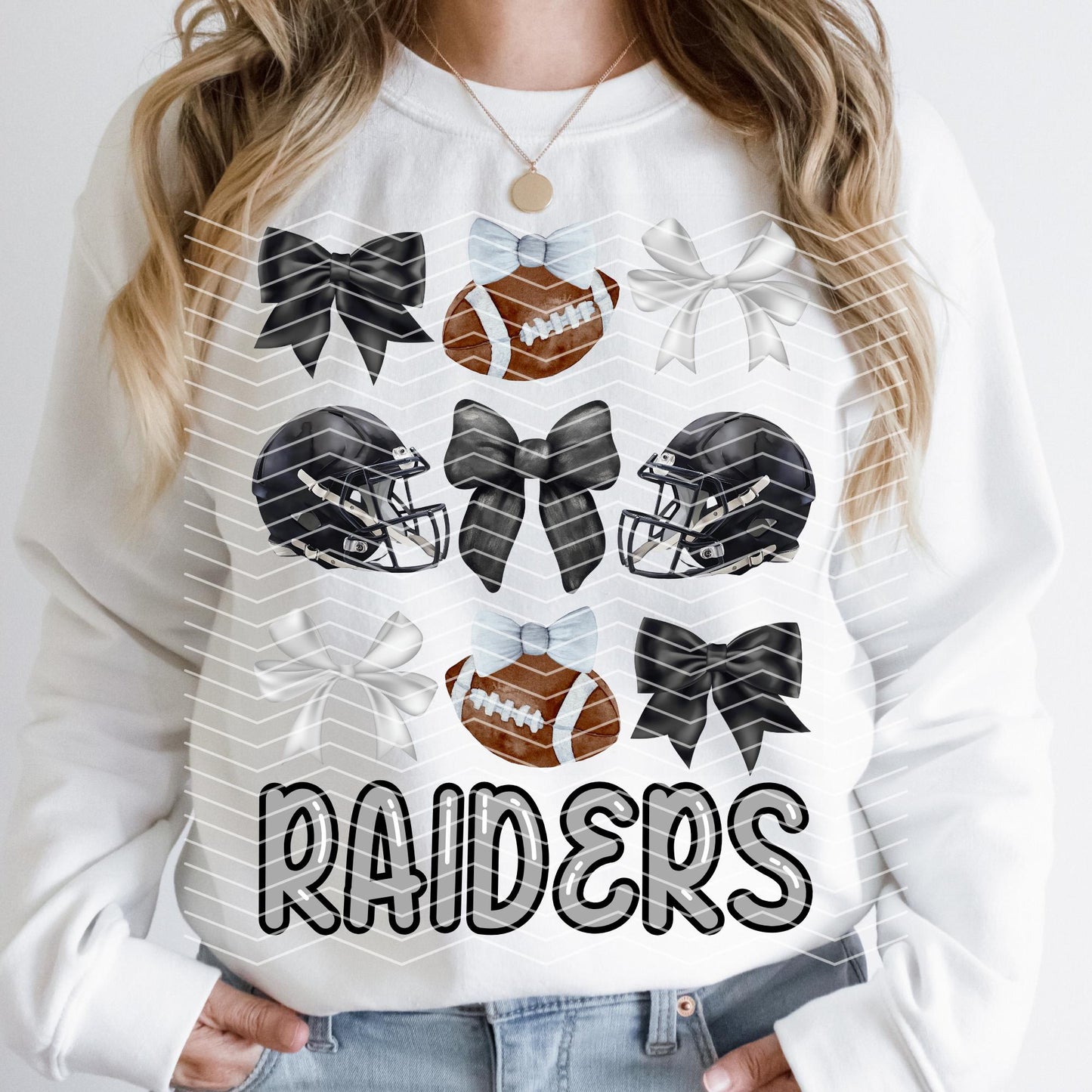 Coquette Raiders Las Vegas Game Day Preppy Football Apparel