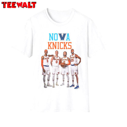 Cool Design Nova Knicks Shirt , Must Have Basketball Tee Tops Sweater