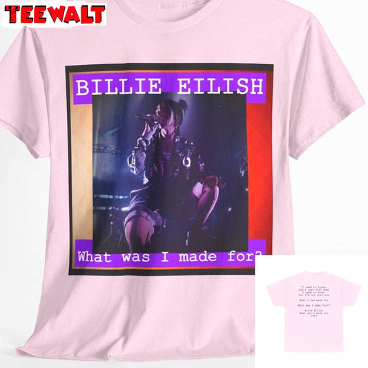 Retro Billie Eilish What Was I Made For Sweatshirt , Billie Eilish Inspired