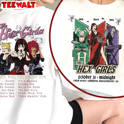 Comfort Rock Band Music Unisex Hoodie, Awesome The Hex Girls