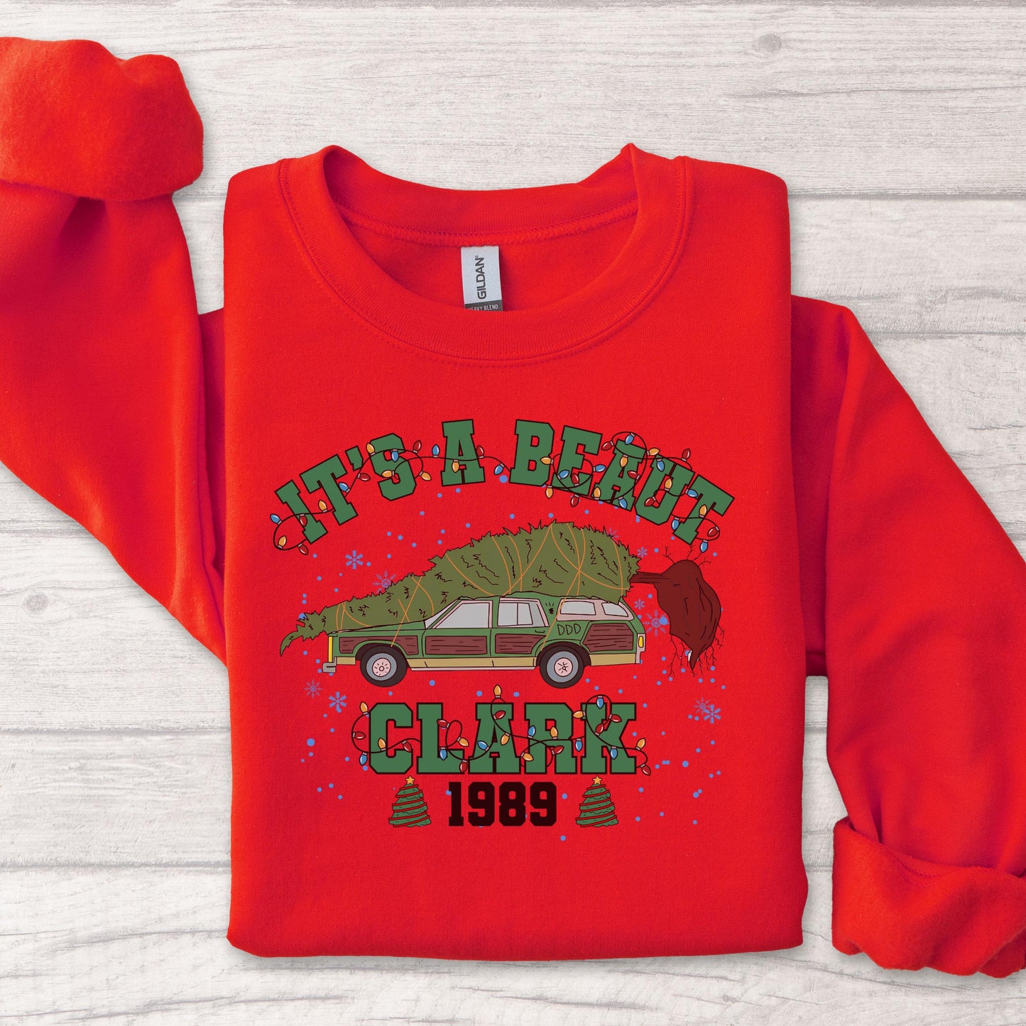 Beaut Clark Christmas Movie Sweatshirt Funny Xmas Vacation