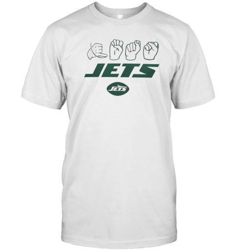 New York Jets Sign Language Hands T-Shirt