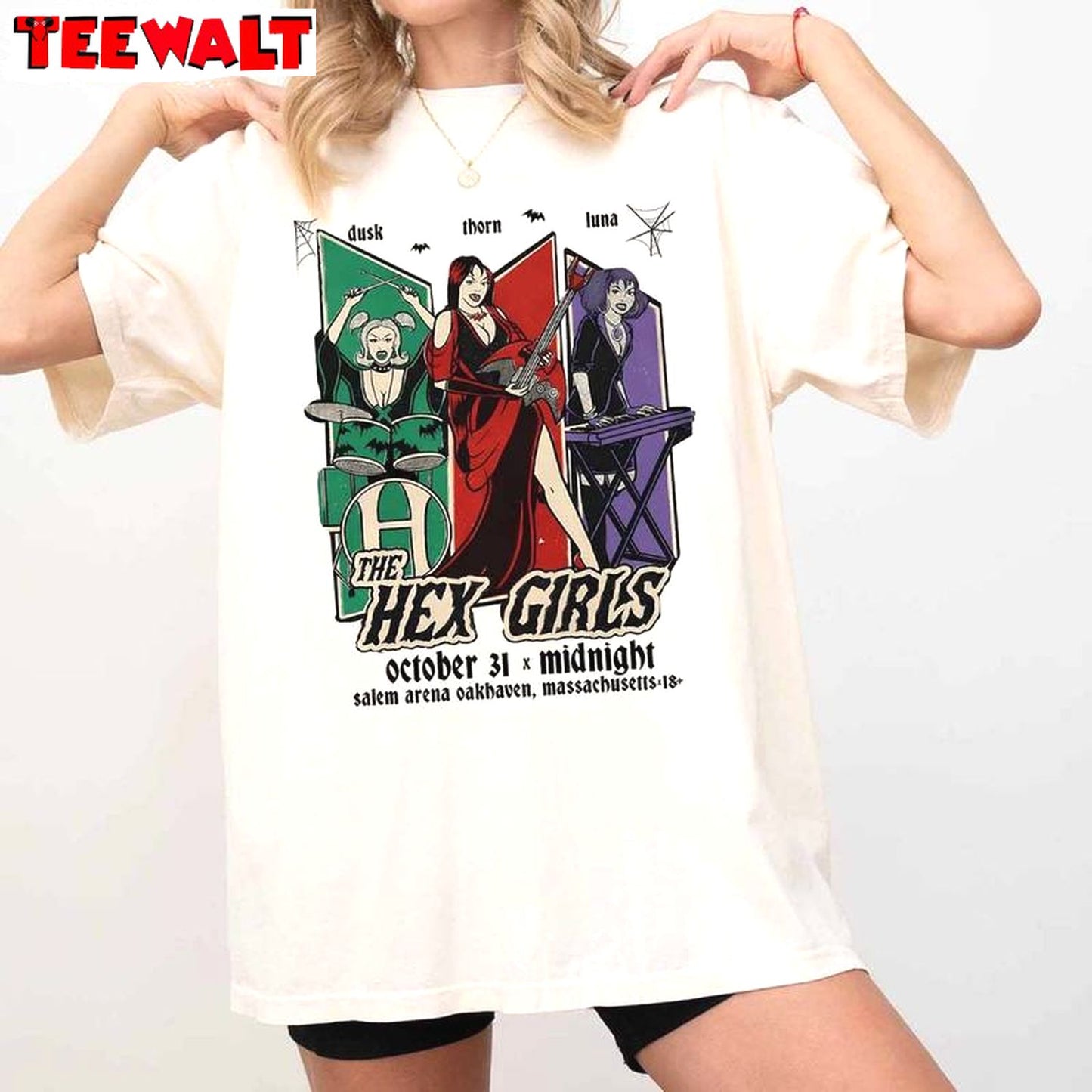 The Hex Girls Cool Design Shirt, Unique Concert 2023 Short Sleeve Crewneck