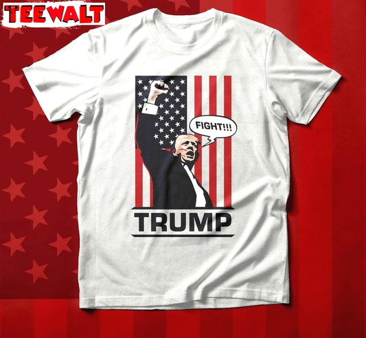 Creative Trump Fight Shirt, Modern Trump Unisex Hoodie Crewneck