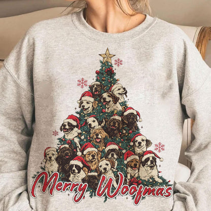 Dog Mama Merry Woofmas Christmas Design For Dog Lovers