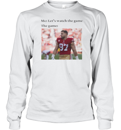 Nick Bosa San Francisco 49Ers Let&#39S Watch The Game NFL Vintage T-Shirt