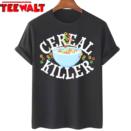 Bowl Of Fruity Cereal Killer Funny Halloween Unisex T-Shirt