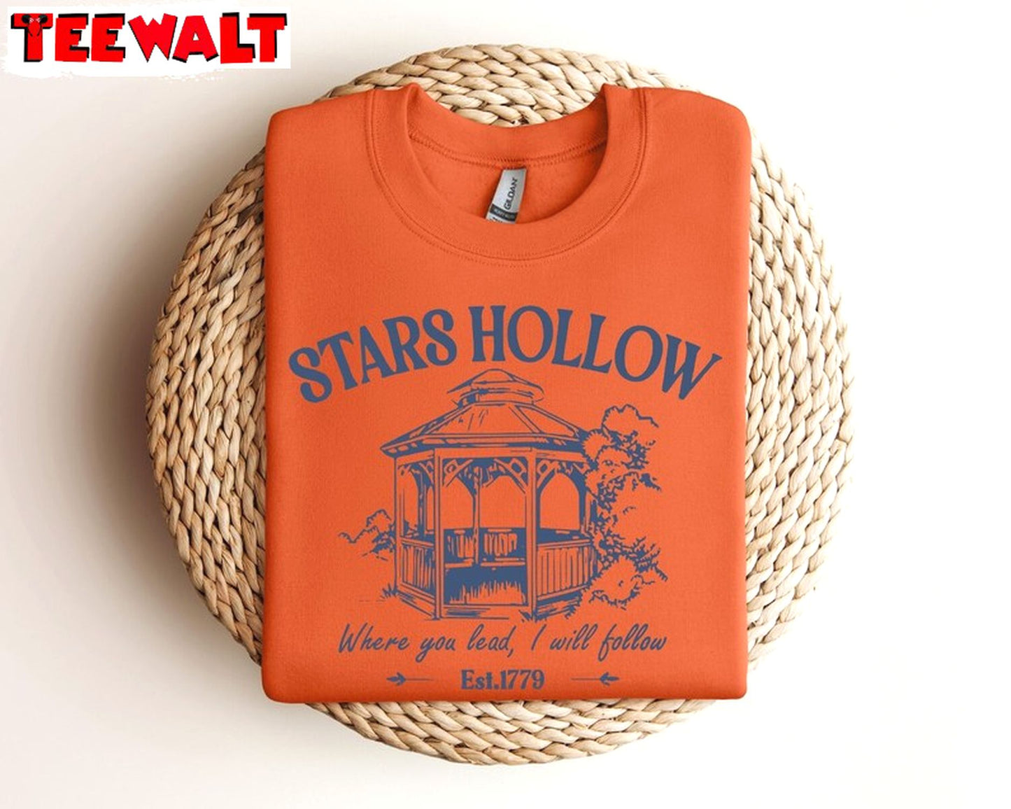 Stars Hollow Sweatshirt, Retro Where You Lead I Will Follow Shirt