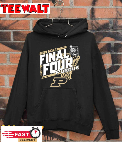 Purdue Boilermakers Final Four 2024 March Madness Net Black Sweatshirt